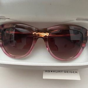 NWT! KG Kurt Geiger sunglasses! Purple